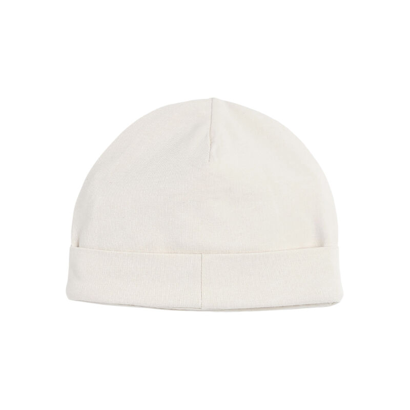 Infants Medium Natural Knitted Hat image number 1